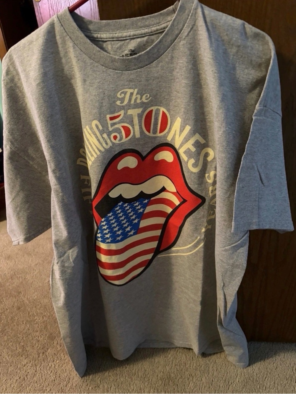 Grey Rolling Stones Graphic Tee - The Rolling Stones